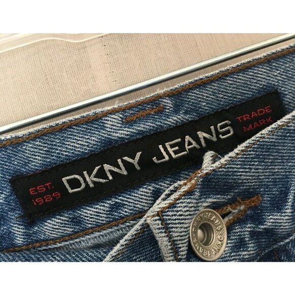 Vintage DKNY 90s Denim Carpenter Jeans 36 x 34 (34 x 33) Medium Wash 100% Cotton - Picture 4 of 11